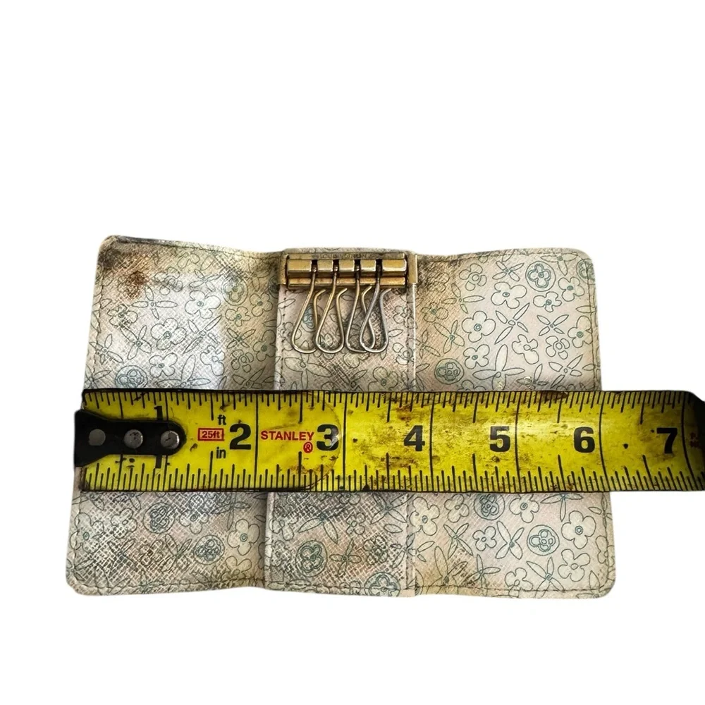 Louis Vuitton Monogram Key Chain Wallet *RARE* pattern - Picture 13 of 15